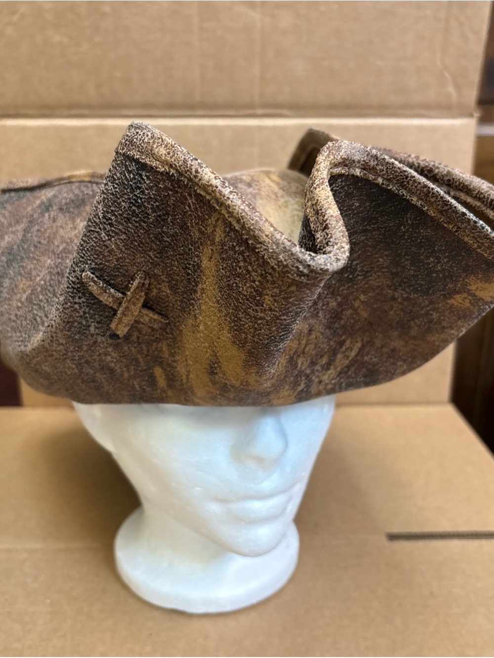 Disney Pirates of the Caribbean Tricorn Hat Adult Jack Sparrow Costume SM/MED